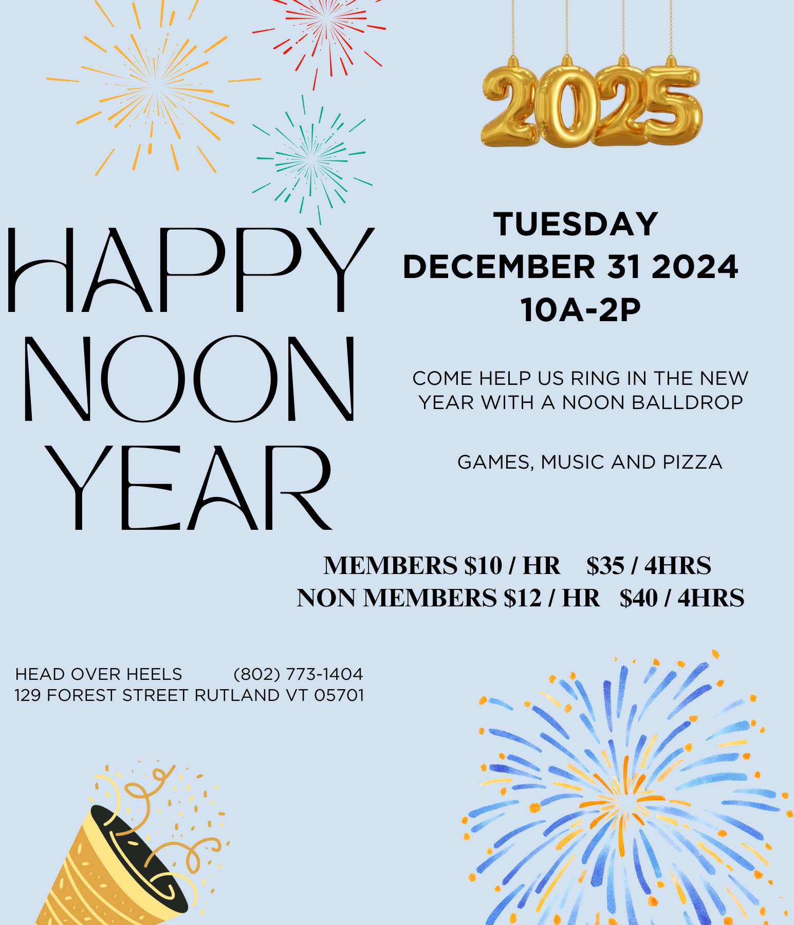 Happy Noon Year!