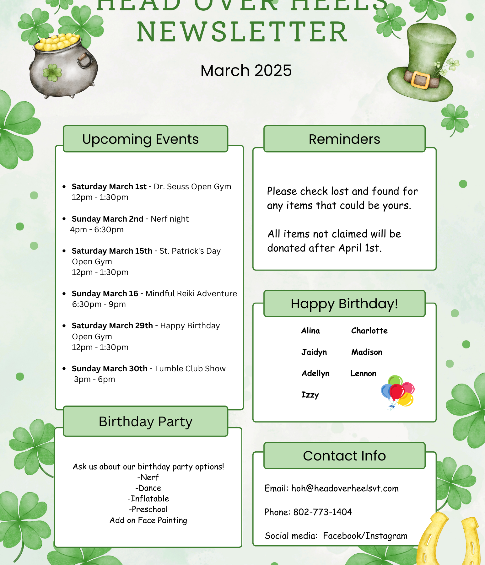 March 2025 Newsletter