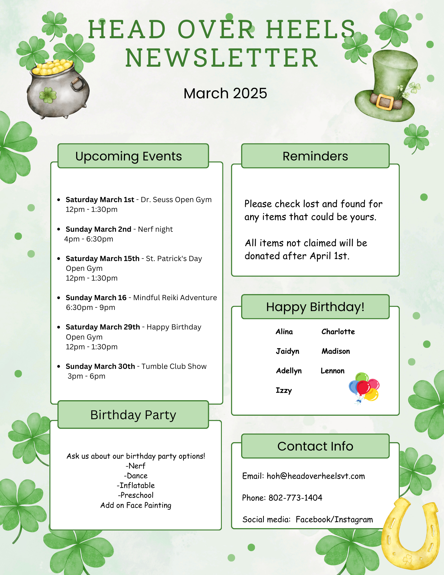 March 2025 Newsletter