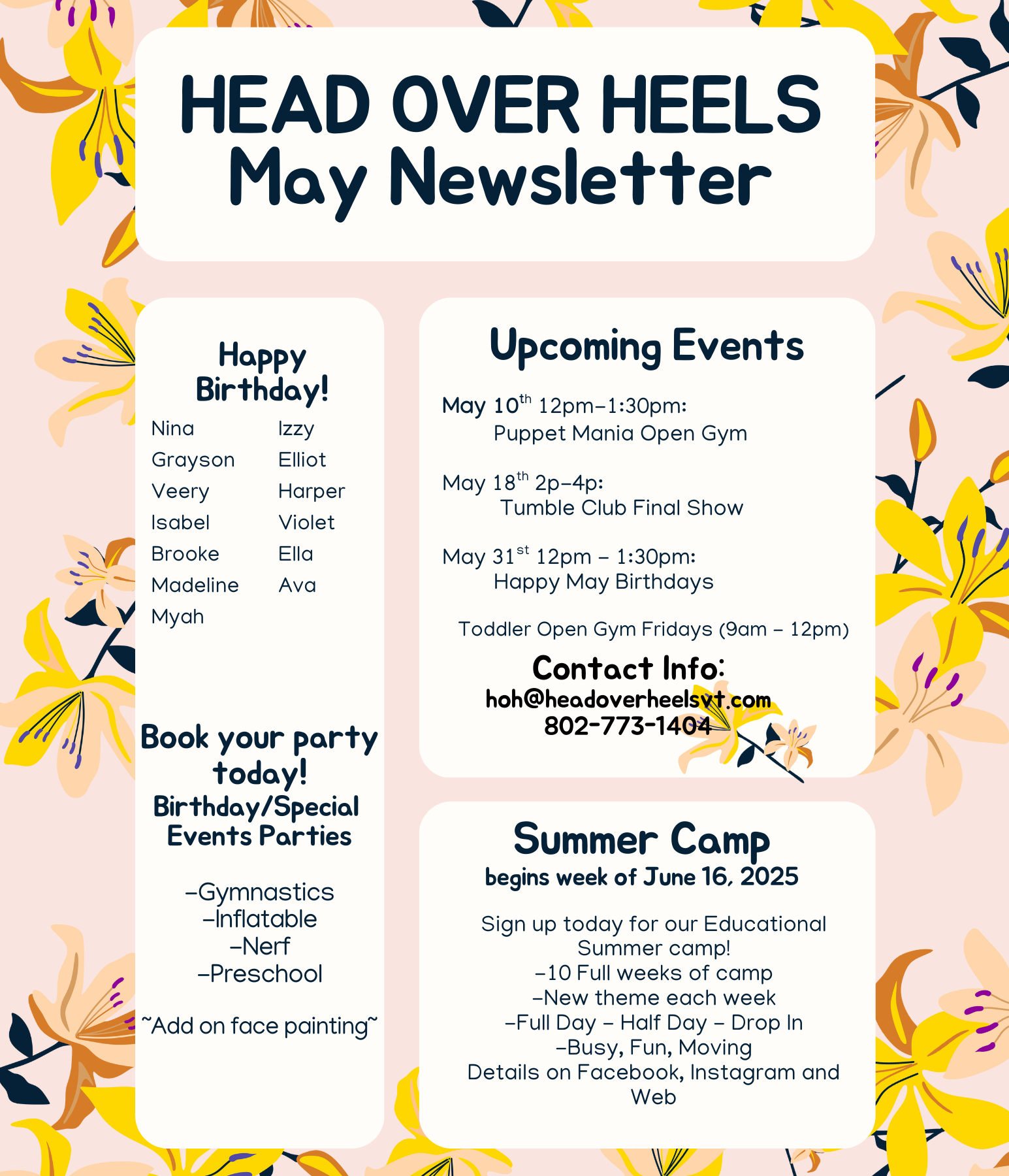 May 2025 Newsletter
