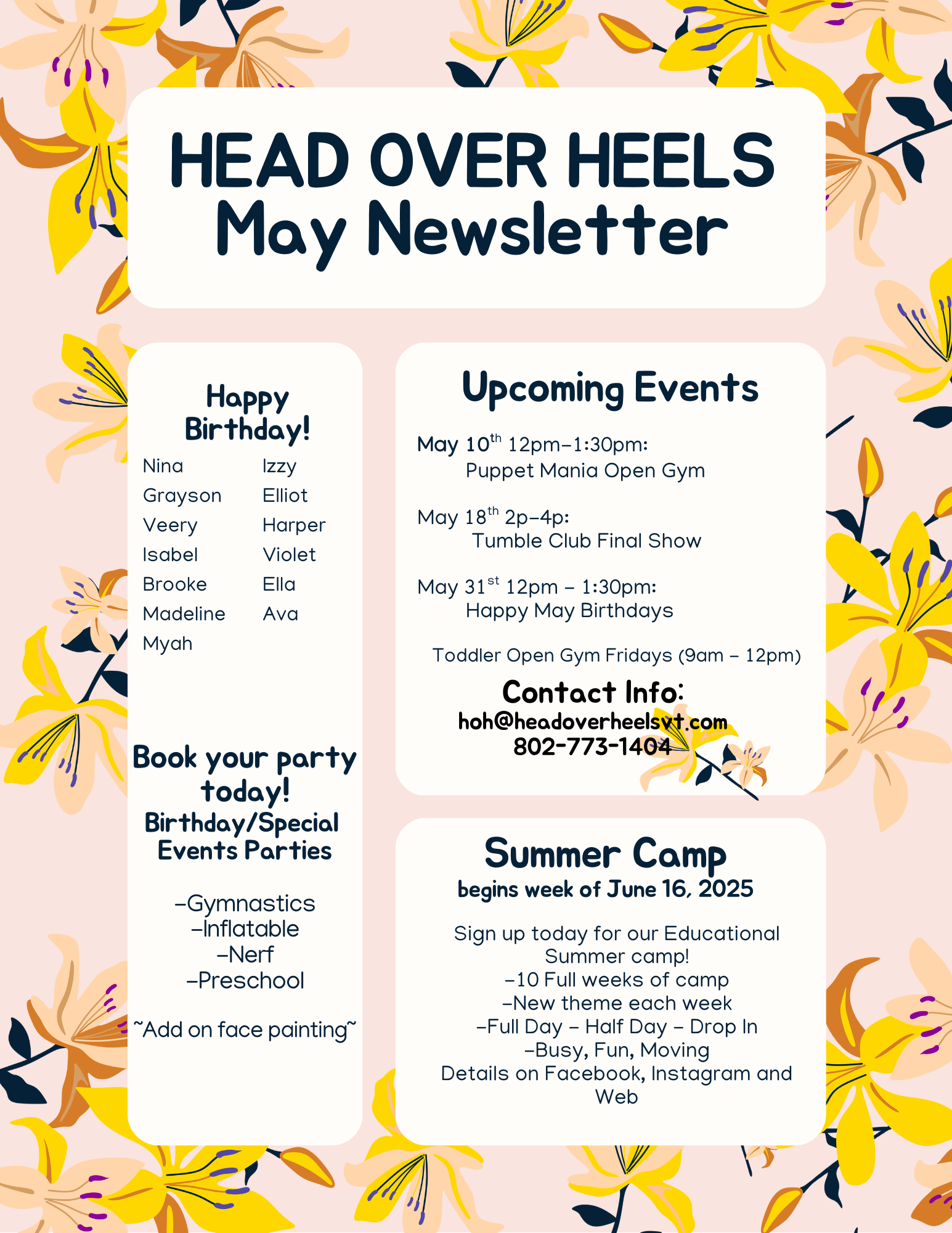 May 2025 Newsletter